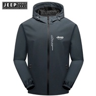 Jeep Spirit 1941 estd jacket for mens autumn hiking outdoor sports waterproof and windproof hiking h