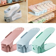 Double Shelf Space Savers White Shoe Rack Cabinets Shoe Storage Organizer Plastic Adjustable Shoes Warderobe Bedroom