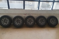 Kenda KR601 RT Tyres 215/75R15 With Suzuki Jimny Original Stock Rims Take Off ( Set of 5 ) USED in very good Condition