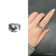 Chrome Hearts Chrome Hearts Cross Flower Open Ring.