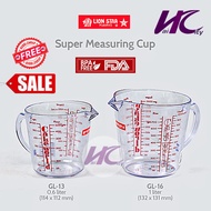 (HC) Lion Star GL-13(600ml/600cc) / GL-16(1000ml/1000cc/1L) Plastic Measuring Cup Jug Jug