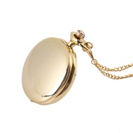 (Free Shipping) Classic Large Two-Faced Gold Fashion Pocket Watch Court Style Pocket Watch