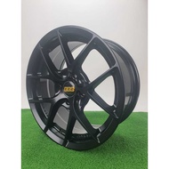 SPORT RIMS 15inch 15x7 4x100 ET:35 MATT BLACK COLOR
