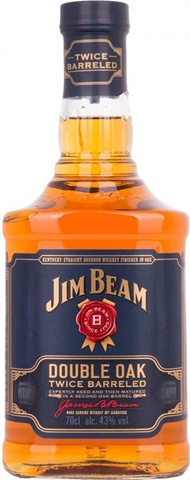 JIM BEAM - Jim Beam Double Oak Twice Barreled Whisky 雙桶熟成波本威士忌700ml 瓶裝