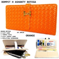 Bottega d-10 orange Leather Women's Wallet