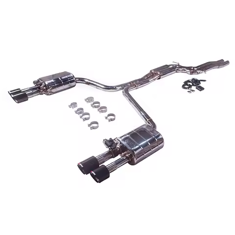 Catback Valvetronic Exhaust Pipe for 2009~2018 Audi A6 A7 C7 2.5L 2.8L 3.0L Exhaust System Electric 