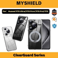 Huawei Pura P70 Ultra｜P70 Pro+｜P70 Pro｜P70   MYSHIELD ClearGuard Series Phone Case