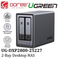 UGREEN NASYNC DXP2800 2-BAY DESKTOP NAS, INTEL N100 QUAD-CORE CPU, 8GB DDR5 RAM, 2.5GBE, 2 * M.2 NVM