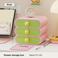 Desktop Organizer – 3-Tier Drawer Multi-Function Stationery Shelf for Office & Dorm