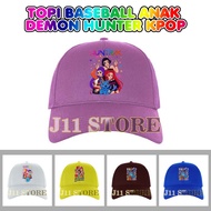 Huntrix Demon Hunter Kpo Character Kids Baseball Cap for Ages 2-12 Years