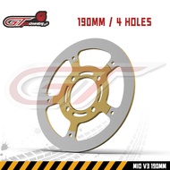 MIO BUTA DISC MIO / BEAT 190MM 4 HOLES 3.5MM / Buta Lighten Disc MIO / MIO SPORTY / MIO SOULTY / FIN