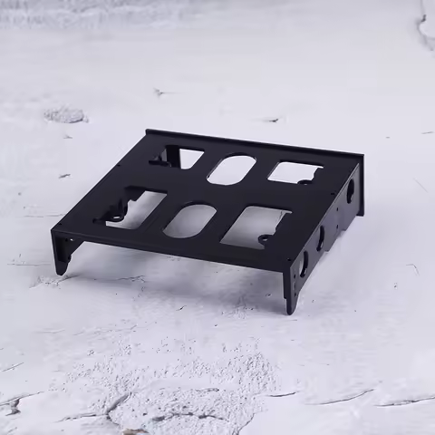 Hot！3.5 Inch to 5.25 Inch Hard Drive Bay Computer Case Metal Mounting Adapter Bracket USB Hub Floppy