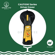 Golf Leather Driver Head Cover - CAUTION Series Driver Head Cover - Golf Driver Stick Protective Cov