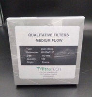 กระดาษกรอง Filter Paper (Quanlitative Analytical Filter) QL03 Dia.110 mm. ; Filtratech France
