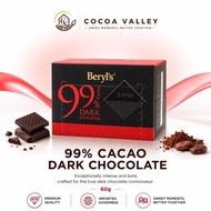 Beryl's 99% Cocoa Dark Chocolate 60g