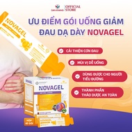 Gói uống Novagel hỗ trợ giảm đau dạ dày giảm axit dịch vị bảo vệ niêm mạc dạ dày - Hộp 40 Gói