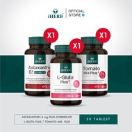 [AstaxanthinHybrid1 + Gluta Plus1 + Tomato1] iHERB Brand Value Set [B12]