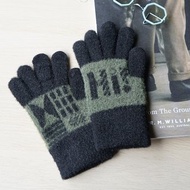 智慧手機相容手套　fluffy gloves Hi! olive