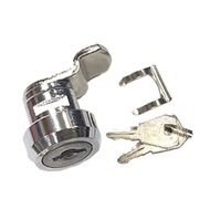 PCF* Metal Drawer Locks Letterbox Cam Cylinder Locks with 2 Keys Furniture Locks for Secure Important Files and Drawers