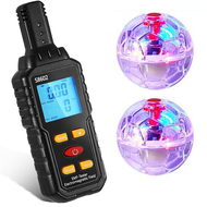 Ghost Equipment Kit Emf Meter with 2 Motion Light Up CatBalls