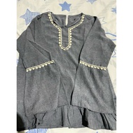 TOP BLOUSE GREY