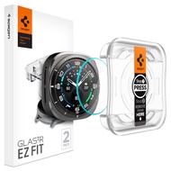 SPIGEN 2 Pack ฟิล์มกระจกสำหรับ Galaxy Watch Ultra [Glas.tR EZ Fit] Less Time Guaranteed Alignment / 