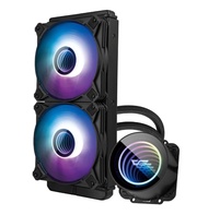 ชุดน้ำปิดแบบ 2 ตอน DarkFlash DX-240 V.2 /V2.6 TWISTER ARGB Black / White / Pink ขนาด 240*120 (ระบบระ