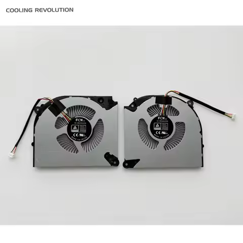 New Laptop CPU GPU Cooling Fan DFS5K22305283Q FPP6 DFS5L32G16486P FPP7 DC5V 0.5A 4PIN For Gigabyte G