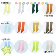 OPTIMISTI Handmade Cotton Stockings, 15 Styles Casual Wear Long Doll Socks, Fashion Doll DIY Toys fo