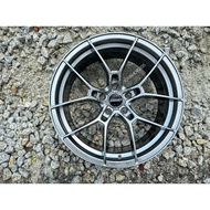 Flow Forming Wheels RAYS ZR049 New Sport Rim - 19x8.5J 19x9.5J 5x114 - 8.8KG ONLY - Hyper Black - READY STOCK