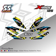 STICKER STRIPING MOTOR X RIDE 125 ss 01
