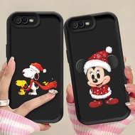 C-32 Christmas Mickey Soft Case for Realme C2S C2 OPPO A1K A3S A12E