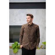 Cringe Men's Long Sleeve Batik Shirt with Premium Modern Lining