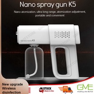 (READY STOCK IN KL) k5 spray for Nano Spray Gun K5 Wireless Handheld Portable Disinfection Sprayer Mechine Mite Removal Air Purify