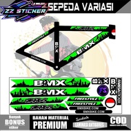 BMX BIKE STRIPING STICKER, FREESTYLE BIKE