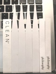 Philosophy, CLEAN perfume tester cards 試香水卡