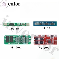 UN 1S 2S 3S 4S 3A 20A 30A Li-ion Lithium Battery 18650 Charger PCB BMS Protection Board For Drill Mo