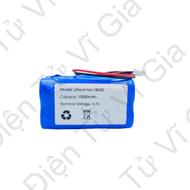 Pin Sạc 3.7V 10000mAh có mạch bảo vệ Jack nguồn XH 2.54mm 2P
