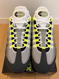 全新! 經典復刻 木村拓哉 US9.5 Nike Air Max 95 OG Big Bubble Neon