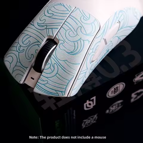 Esports Tiger Gaming Mouse Grip Tape Mouse Skin Side Stickers Sweat Resistant for Razer DeathAdder V