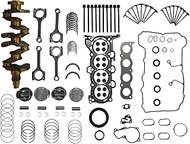 Engine Rebuild Overhaul Kit w/Crankshaft Crankshaft Con Rods And Head Gasket Set Fit For Hyundai Ela