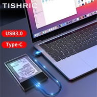 TISHRIC External HD Case SSD 2.5 inch HDD Case/Box/Enclosure SATA To USB 3.0 Type C External Hard Drive Case Hard Disk Enclosur