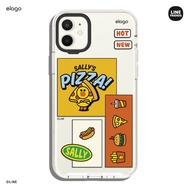 elago l LINE FRIENDS Burger Time iPhone 11 6.1" Case (elago x LINE ลิขสิทธิ์แท้)
