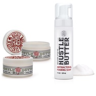Hustle Butter Tattoo Aftercare Balm 5oz 2pack & Hustle Bubbles Tattoo Soap