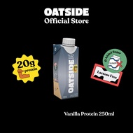 OATSIDE Protein Vanilla Oat Milk 250ml - 20g Protein Drink 3000mg BCAA Dairy Free