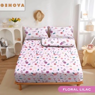 Sprei Katun Motif Bunga Kecil Pink