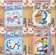 Doraemon 哆啦A夢 叮噹 床單套裝 床上用品 床笠 四件套 枕頭 大雄 多啦美 胖虎 tuxedosam keroppi 玉桂狗 靜香 小夫 蠟筆小新 比卡超 toy story 三眼仔 勞蘇