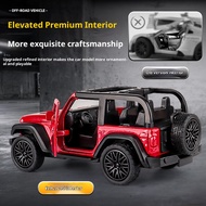 RC Jeep Wrangler Alloy Car – Simulation Off-Road Vehicle Toy, Fun Collectible Gift for Kids Birthday