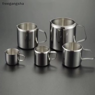 [FREG] Stainless Steel Milk Frothing Pitcher Espresso Steam Coffee Barista Craft Latte Cappuccino Mi