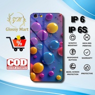 HP IP 6 Case Latest 6s/ - IP 6 Casing 6s/ - Bubble Motif - Premium Glossy Hardcase - Softcase IP Glo